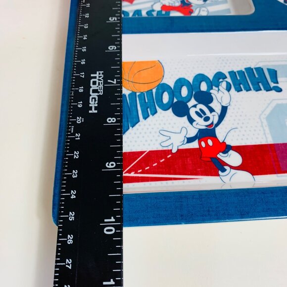 Mickey Mouse Toddler Kids Melamine Dinner Plate 3 Compartment Sports Non Slip - Picture 5 of 7